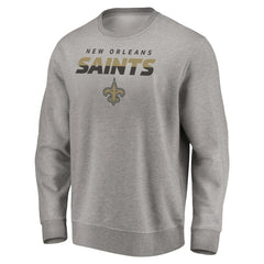 New Orleans Saints Elevate Play Pullover Sweatshirt Gray | NFL