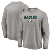 Philadelphia Eagles Elevate Play Pullover Sweatshirt Gray | NFL