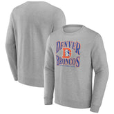 Denver Broncos Playability Pullover Sweatshirt Gray | NFL