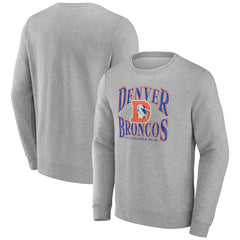 Denver Broncos Playability Pullover Sweatshirt Gray | NFL