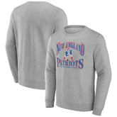 New England Patriots Playability Pullover Sweatshirt Gray | NFL