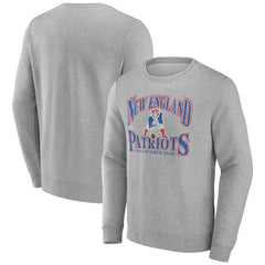 New England Patriots Playability Pullover Sweatshirt Gray | NFL