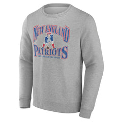 New England Patriots Playability Pullover Sweatshirt Gray | NFL
