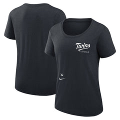 Minnesota Twins Nike Women's Authentic Collection Performance Scoop Neck T-Shirt - MLB