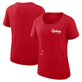 St. Louis Cardinals Nike Women's Authentic Collection Performance Scoop Neck T-Shirt - MLB