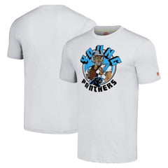 Bryce Young Carolina Panthers Homage Unisex Caricature Player Tri-Blend T-Shirt Ash | NFL