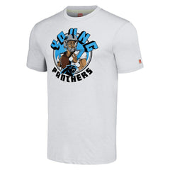 Bryce Young Carolina Panthers Homage Unisex Caricature Player Tri-Blend T-Shirt Ash | NFL