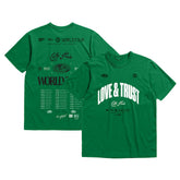 Boston Celtics Bleacher Report x Unisex World Tour T-Shirt Kelly Green - NBA