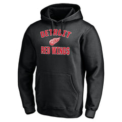 Detroit Red Wings Victory Arch Pullover Hoodie - Black - NHL