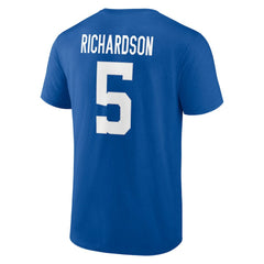 Anthony Richardson Indianapolis Colts Icon Name & Number T-Shirt Royal | Fanatics