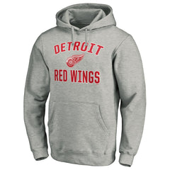 Detroit Red Wings Victory Arch Pullover Hoodie - Gray - NHL