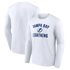 Tampa Bay Lightning Victory Arch Long Sleeve T-Shirt - White - NHL