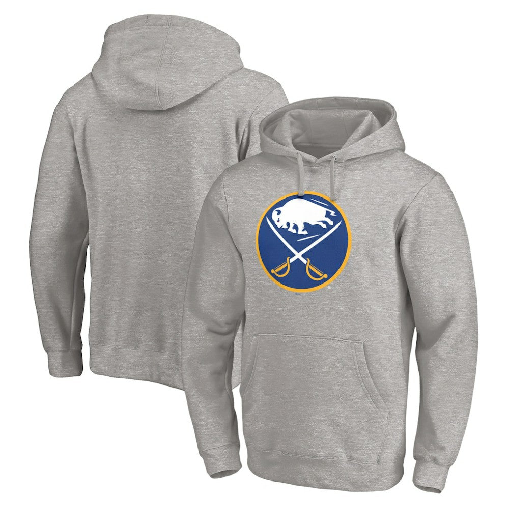 Buffalo Sabres Primary Logo Pullover Hoodie - Gray - NHL