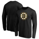 Boston Bruins Primary Logo Long Sleeve T-Shirt - Black - NHL