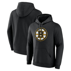 Boston Bruins Primary Logo Pullover Hoodie - Black - NHL