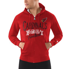 Arizona Cardinals Starter Domestic Post Season Full-Zip Hoodie Cardinal | NFL