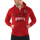 Atlanta Falcons Starter Domestic Post Season Full-Zip Hoodie Red | NFL