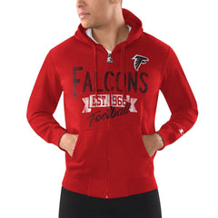 Atlanta Falcons Starter Domestic Post Season Full-Zip Hoodie Red | NFL