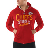 Kansas City Chiefs Starter Domestic Post Season Full-Zip Hoodie Red | NFL