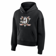 Anaheim Ducks Fanatics Women's Essential Hoodie - Black - NHL