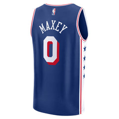 Tyrese Maxey Philadelphia 76ers Fast Break Replica Jersey Icon Edition Royal - NBA