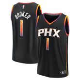 Devin Booker Phoenix Suns Fast Break Replica Player Jersey Statement Edition Black - NBA
