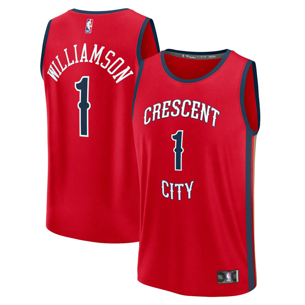 Zion Williamson New Orleans Pelicans Fast Break Replica Player Jersey Statement Edition Red - NBA