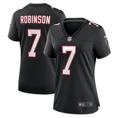 Bijan Robinson Atlanta Falcons Women's Alternate Game Jersey Black | Nike for Sale