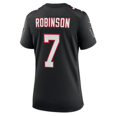 Bijan Robinson Atlanta Falcons Women's Alternate Game Jersey Black | Nike for Sale
