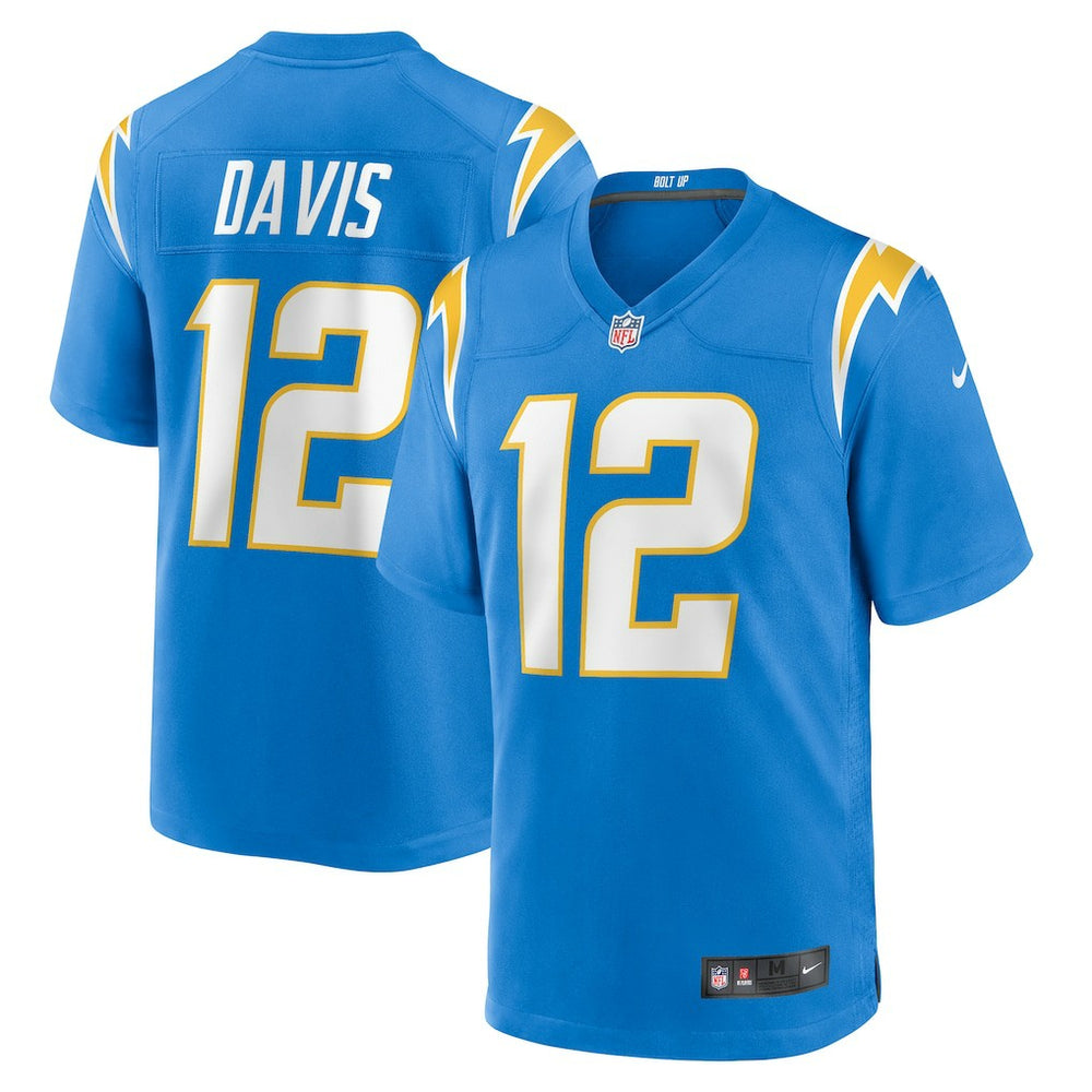 Derius Davis Los Angeles Chargers Team Game Jersey Powder Blue | Nike for Sale
