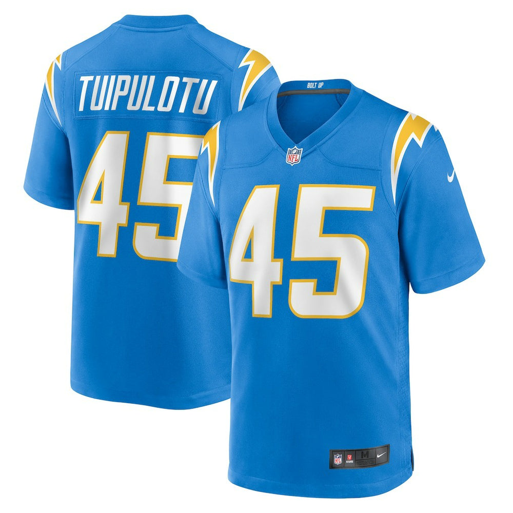 Tuli Tuipulotu Los Angeles Chargers Team Game Jersey Powder Blue | Nike for Sale