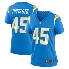 Tuli Tuipulotu Los Angeles Chargers Women's Team Game Jersey Powder Blue | Nike for Sale