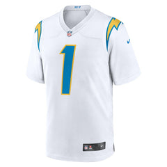 Quentin Johnston Los Angeles Chargers Away Game Jersey White | Nike for Sale