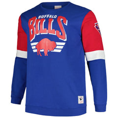 Buffalo Bills Big & Tall Fleece Pullover Sweatshirt Royal | Mitchell & Ness