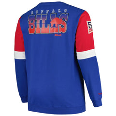 Buffalo Bills Big & Tall Fleece Pullover Sweatshirt Royal | Mitchell & Ness
