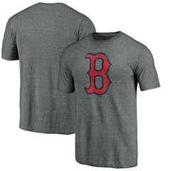 Boston Red Sox Official Logo Tri-Blend T-Shirt - MLB