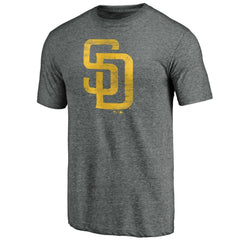 San Diego Padres Official Logo Tri-Blend T-Shirt - MLB
