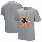 Denver Broncos Tackle Adaptive T-Shirt Gray | NFL