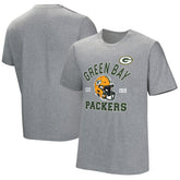 Green Bay Packers Tackle Adaptive T-Shirt Gray | NFL