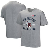 New England Patriots Tackle Adaptive T-Shirt Gray | NFL