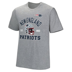 New England Patriots Tackle Adaptive T-Shirt Gray | NFL