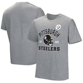 Pittsburgh Steelers Tackle Adaptive T-Shirt Gray | NFL