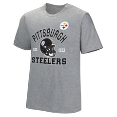 Pittsburgh Steelers Tackle Adaptive T-Shirt Gray | NFL