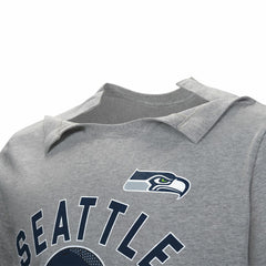 Seattle Seahawks Tackle Adaptive T-Shirt Gray | NFL