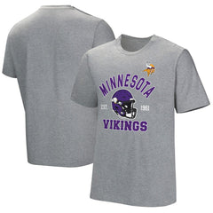 Minnesota Vikings Tackle Adaptive T-Shirt Gray | NFL
