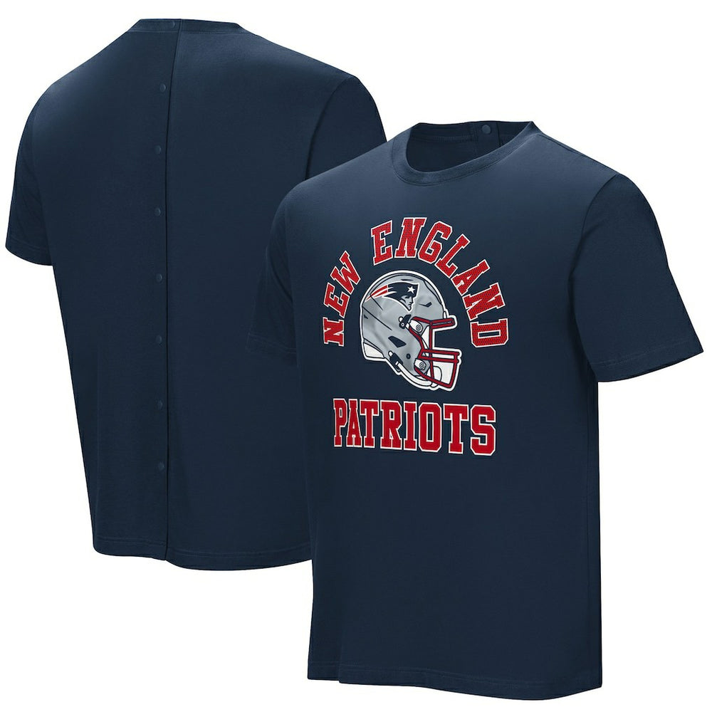 New England Patriots Field Goal Assisted T-Shirt Navy | NFL