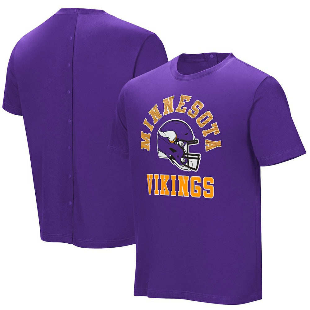 Minnesota Vikings Field Goal Assisted T-Shirt Purple | NFL