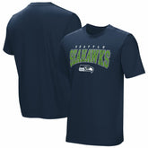 Seattle Seahawks Home Team Adaptive T-Shirt Navy | NFL