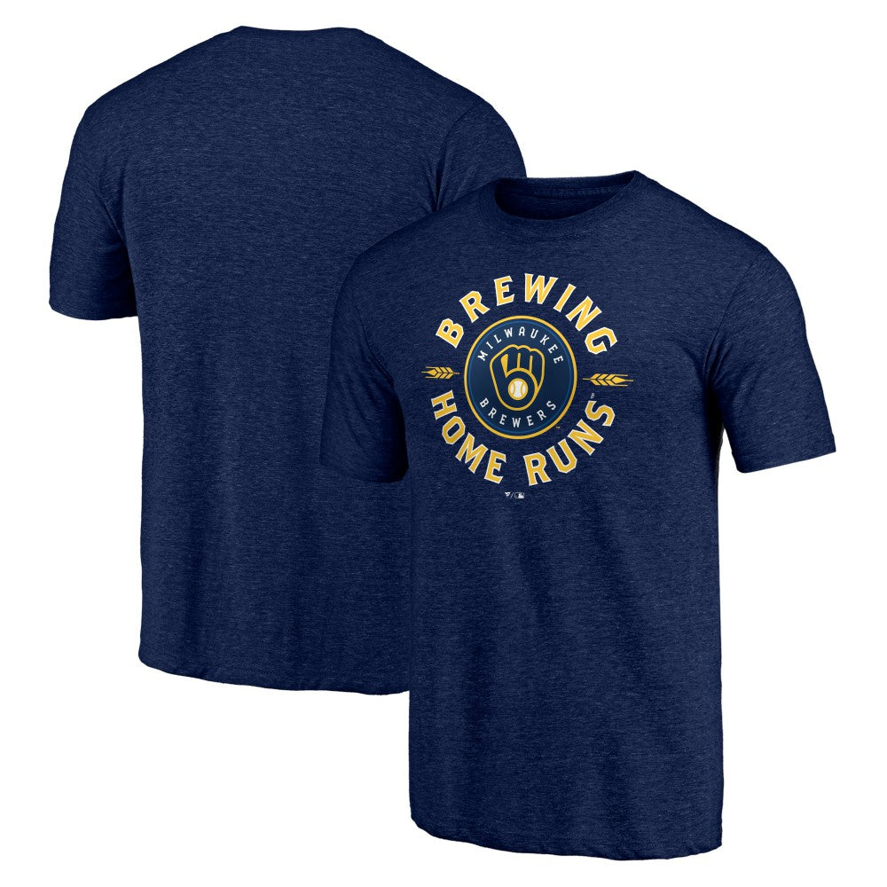 Milwaukee Brewers Hometown Collection Brewing Up Tri-Blend T-Shirt - MLB