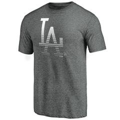 Los Angeles Dodgers Cooperstown Collection Logo Tri-Blend T-Shirt - MLB